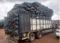 File photo of truckload of charcoal