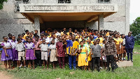 Candidates in photo with speakers