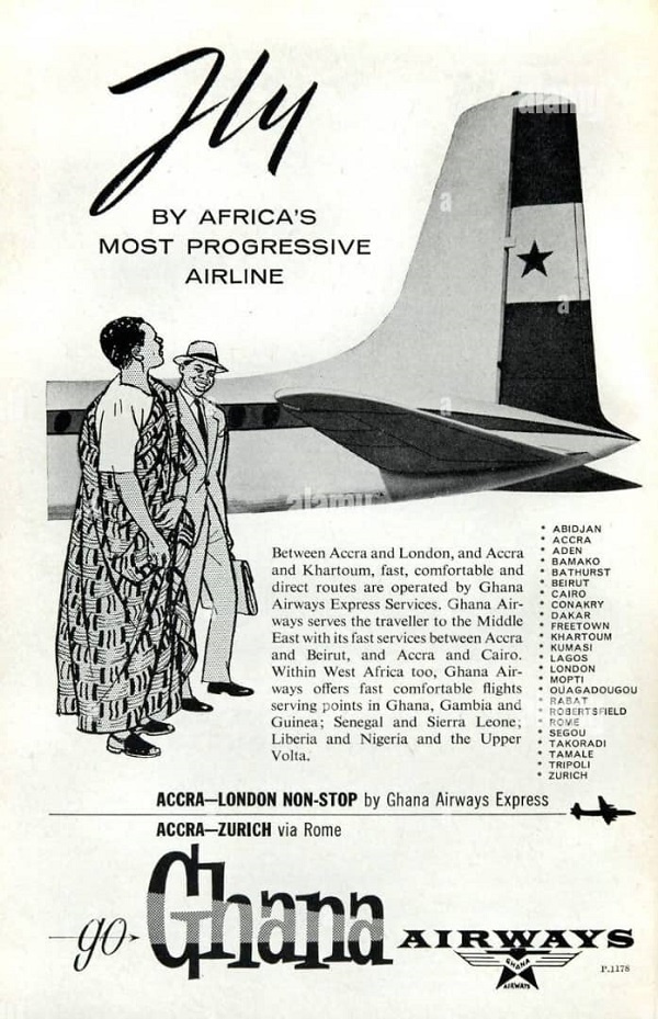 Ghana Airway was established in 1958