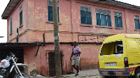 The exterior of the fake embassy in Accra, Ghana