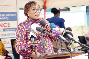 Minister of Fisheries and Aquaculture Development, Mavis Hawa Koomson