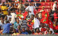 Kotoko fans in action after Nations FC defeated them