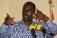 Wajir Governor Mohamed Abdi during the education consultative forum