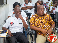 GHALCA boss Cudjoe Fianoo (right)