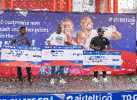 Grand prize winners of the AirtelTigo To Gu Me So promotion