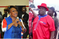 Gender Minister, Otiko Afisa Djaba and NPP Northern Regional Chairman, Bugri Naabu