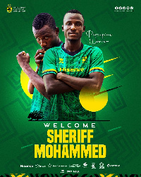 Midfielder Sheriff Mohammed has joined Asante Kotoko