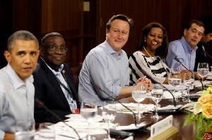 Barack Obama John Atta Mills And Others @ G8