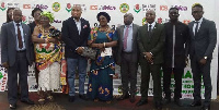 Dr Tampuori (fourth from right) and some other dignitaries who were present at the event