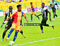 Hearts of Oak scored only one goal in the game