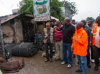 President Mahama at circle scene