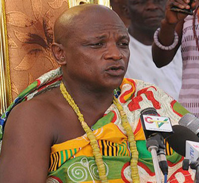 Togbe Afede XIV, the Agbogbomefia of the Asogli State in the Volta Region