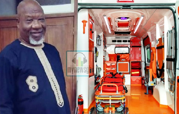 Allotey Jacobs said the ambulances will help improve healthcare delivery in the country