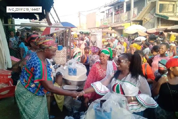 Her visit was also to have first hand information about the challenges of the traders