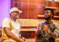 Bisa Kdei and Asamoah Gyan