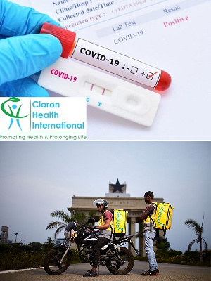 Glovo partners Claron for easy COVID test