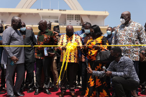 President Nana Addo Dankwa Akufo-Addo unveils Zoomlion's unveils 500 state-of-the-art waste trucks