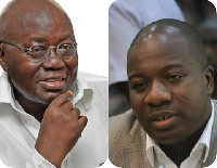 President Akufo-Addo (L) Mahama Ayariga (r)