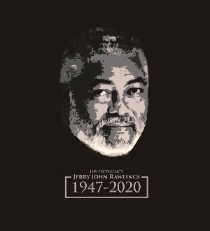 The late former President of Ghana, Jerry John Rawlings