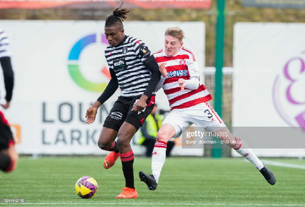 Malachi Boateng played full throttle for Queens Park FC