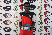 WAFA player, Augustine Boakye