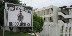 A signage at the Prisons Headquarters in Accra