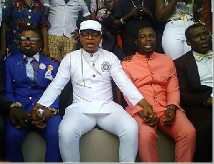 Obinim M Surrounded By Pastors