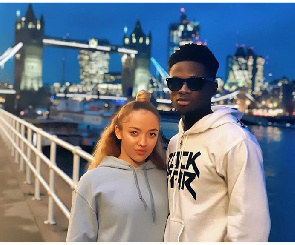 Kuami Eugene with the London girl