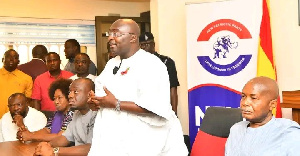 Dr. Mahamudu Bawumia with NPP National Executives