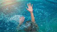 File photo/ A person drowning