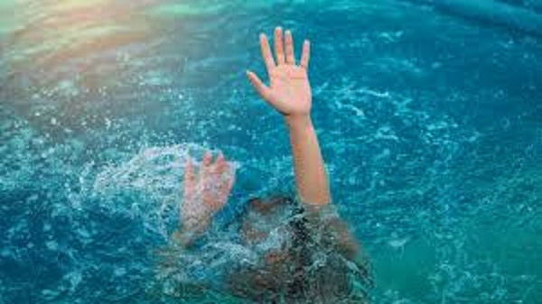 File photo/ A person drowning