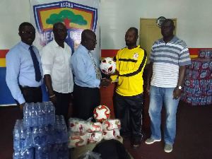 The donation was made on Wednesday ahead of their crunchy clash against Great Olympics