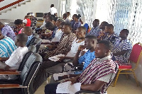 A section of the youth parliamentarians during the sitting