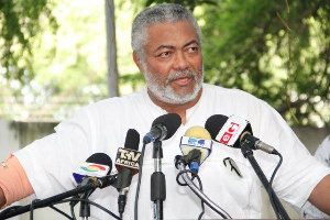 Former President Jerry John Rawlings