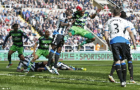 Andre Ayew was involved in full-time action for Swansea City