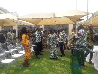 GRA Staff, Management and Staff dancing