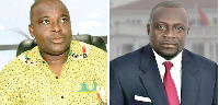 The CEO of Free Zones Board, Michael Baafi is contesting inimbent MP, Assibey Yeboah