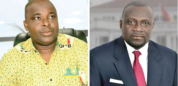 The CEO of Free Zones Board, Michael Baafi is contesting inimbent MP, Assibey Yeboah