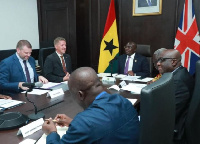 Vice President Dr Mahamudu Bawumia meeting with UK officials