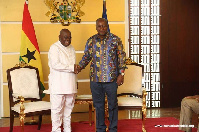 President Nana Addo Dankwa Akufo-Addo and former President John Mahama