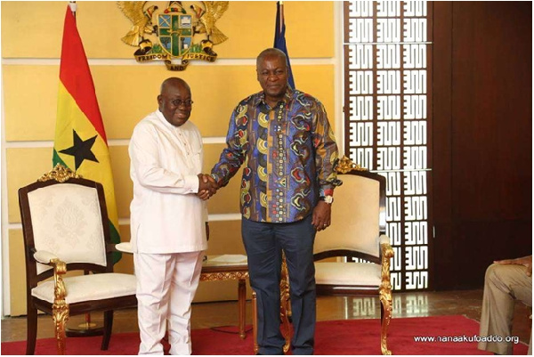 President Nana Addo Dankwa Akufo-Addo and former President John Mahama