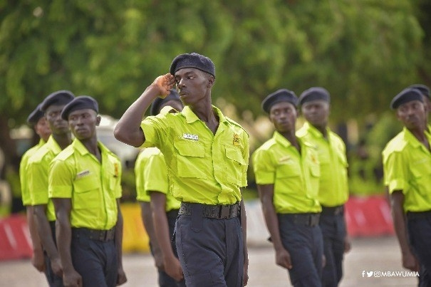 Community Protection Assistants at a parade