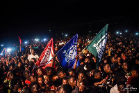 Fans at the Cape Coast concert