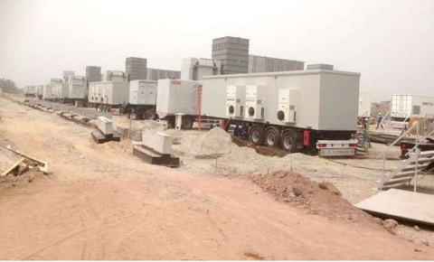 Power plants supplied by AMERI during the acute power shortage in Ghana