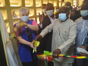 Stephanie S. Sullivan, other dignitaries commissioning the health centre