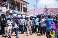 Akufo-Addo is in the Oti Region