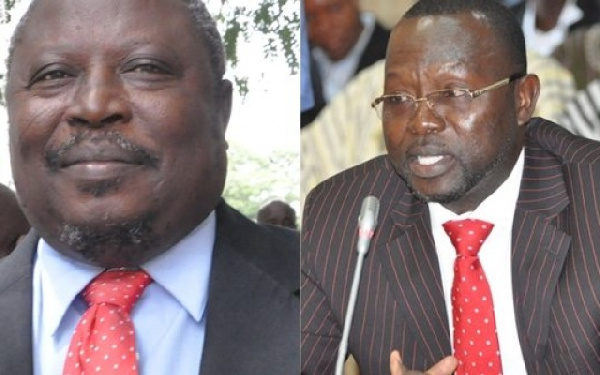 Martin Amidu, Former Attorney General (L) and Dominic Ayine, Deputy Minister for Justice (R)