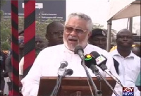 Former President Jerry John Rawlings