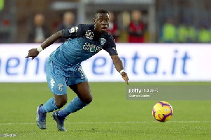 Afriyie Acquah has dedicated his goal to his mum