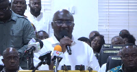 Dr. Bawumia at a meeting with the Ashanti Regional House of Chiefs